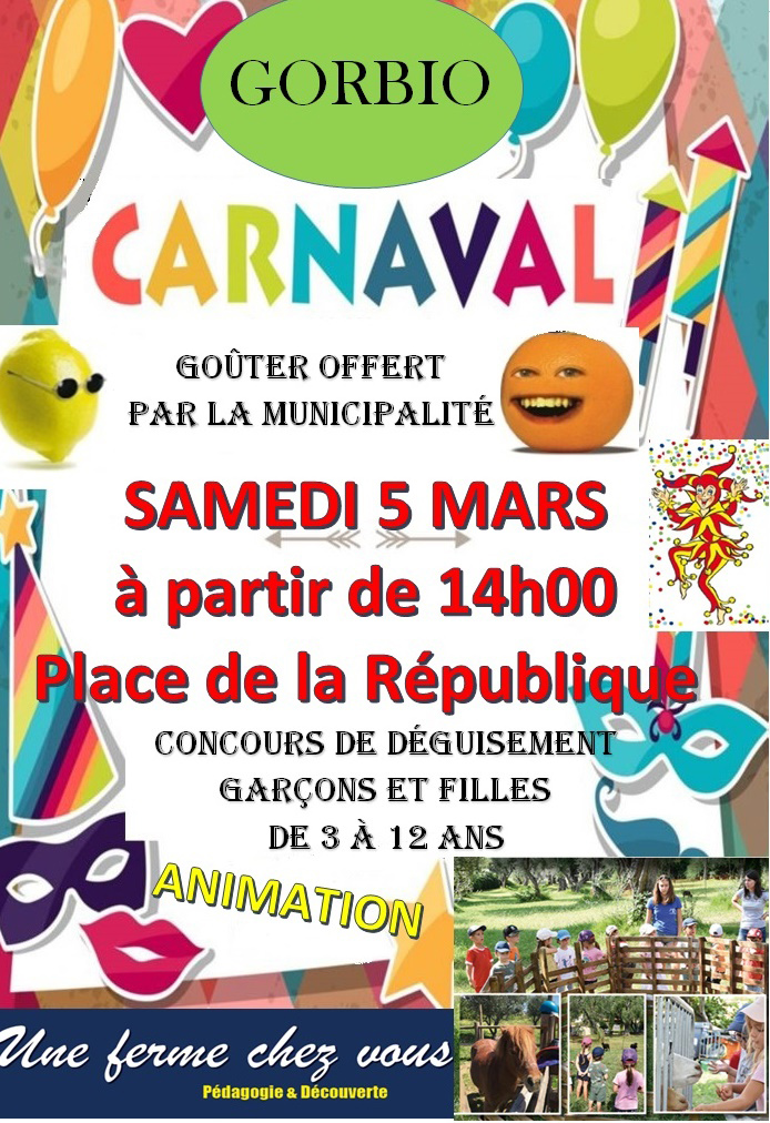 Le carnaval des enfants est de retour à Gorbio – Gorbio